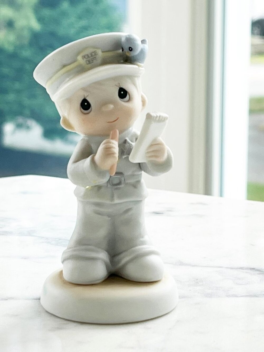 Vintage Precious Moments porcelain figurine Police Officer